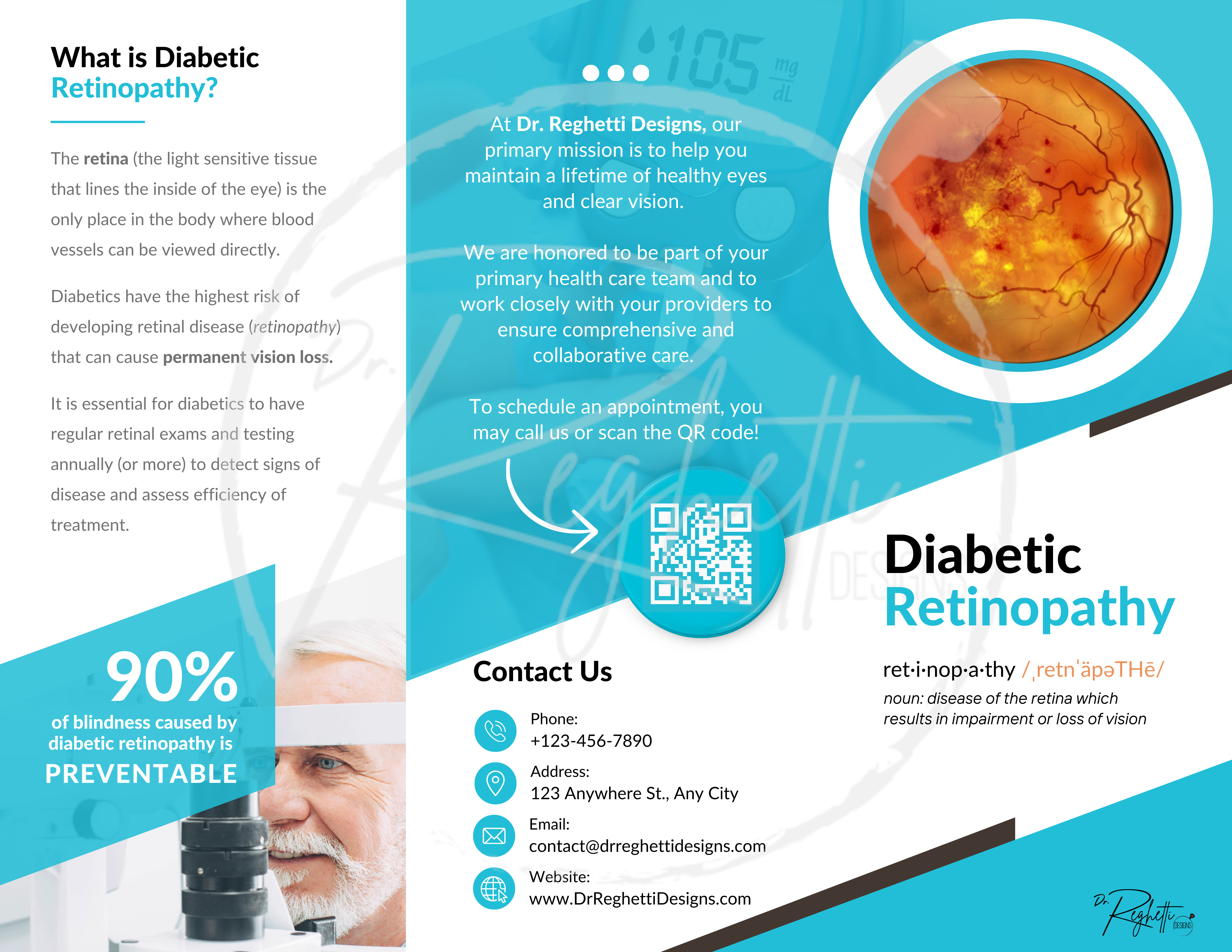 diabetic retinopathy disease brochure for optometrists 