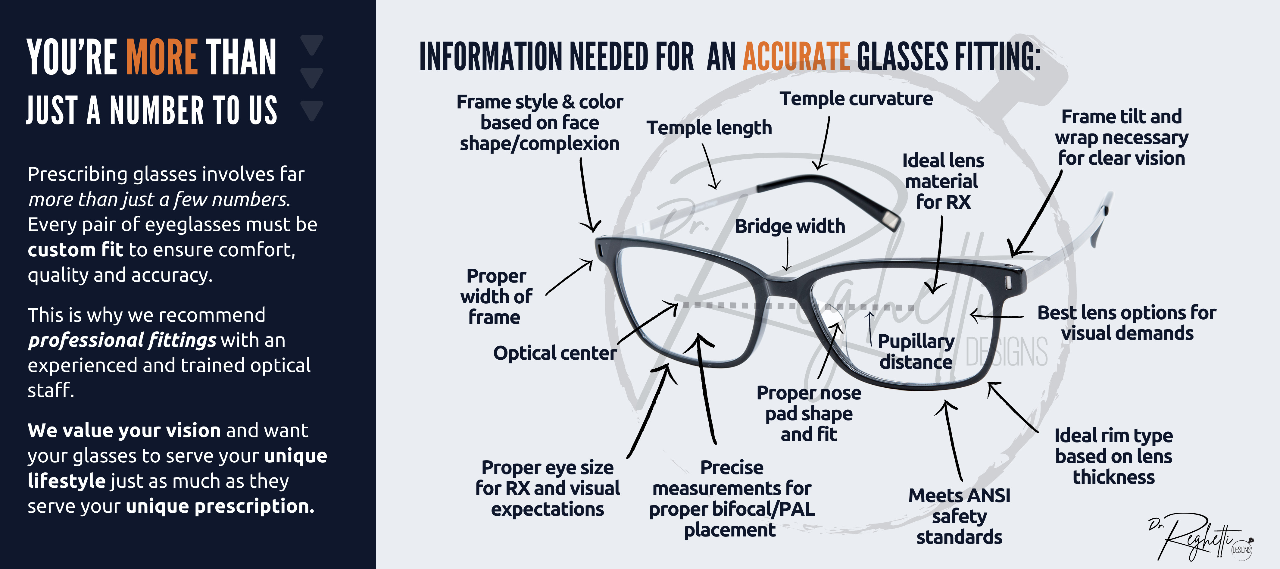 information and measurements needed for accurate online glasses ordering 